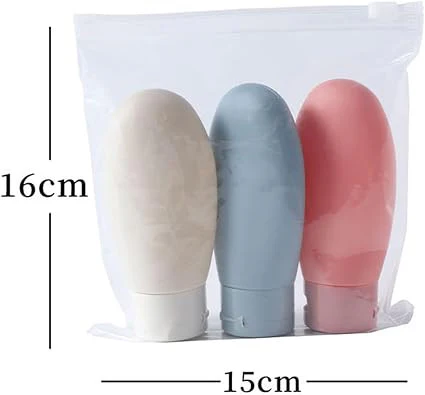 3358 3PCS Travel Bottles for Toiletries Silicone Container - Image 6