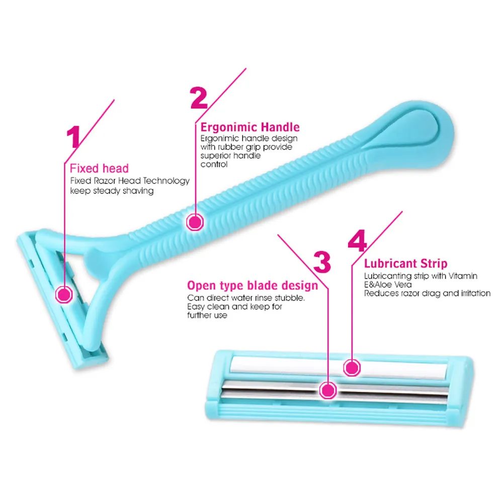 3361 Soft Care Razor for Men and Women with Moisturizing Strip (Pack Of 1Pcs) - Image 19