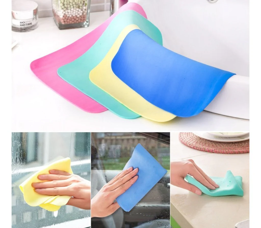 3362 2 FOLD Magic Towel Reusable Absorbent Water for Kitchen Cleaning Car Cleaning