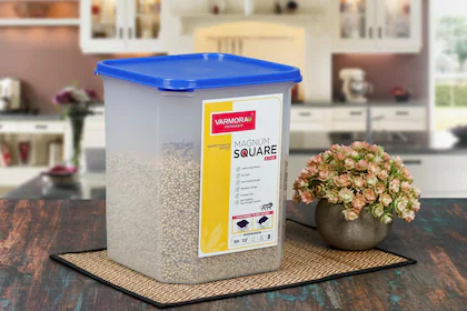 3375 Varmora Magnum Square  Transparent Airtight Food Storage Container - 5.7 Ltr - Image 5