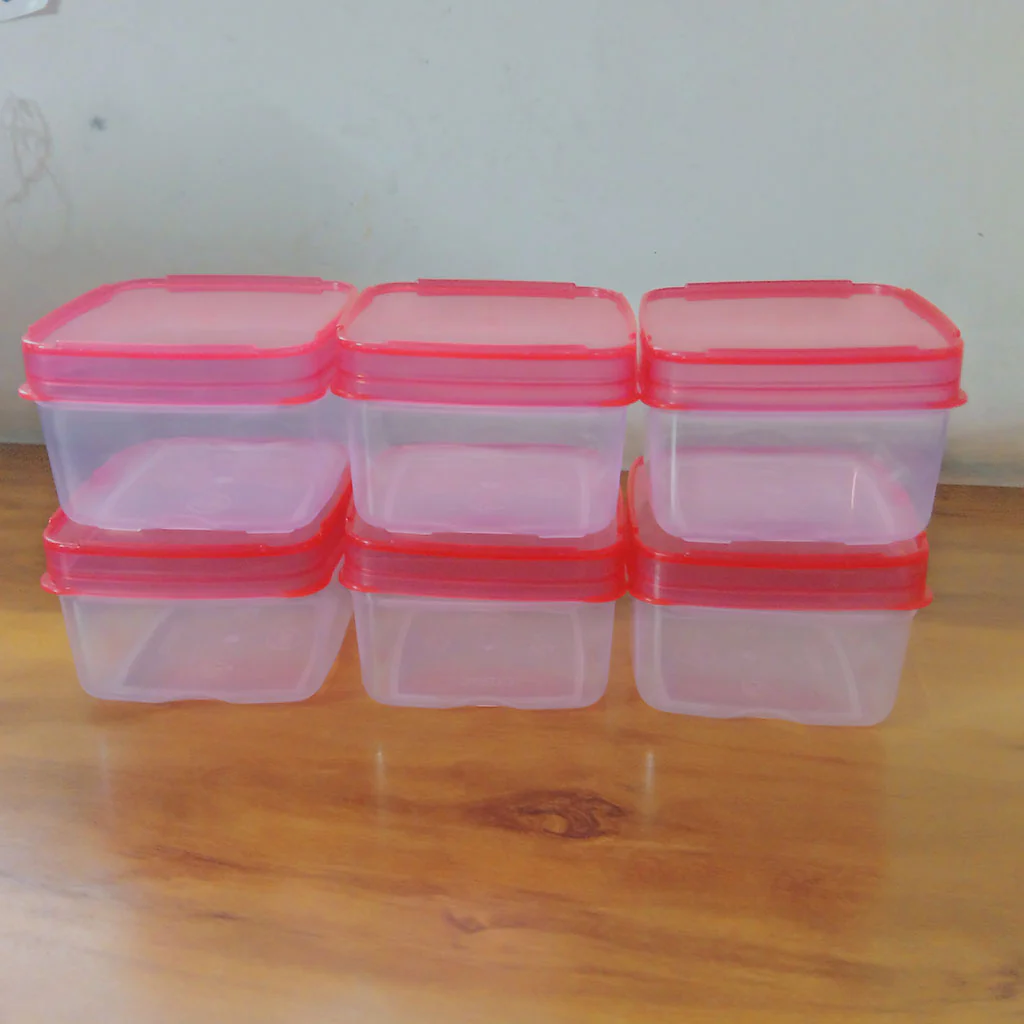 3424 6Pcs Small Cubic Box For Masala And Dry Fruit Container - Image 3