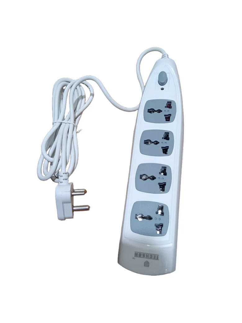 3567 Extension Board with 3 Meter Cable with Master Switch-Multi Plug Socket with 4 Universal Sockets-Extension Cord with Overload Protection and LED Indicator (Copy) - Image 2