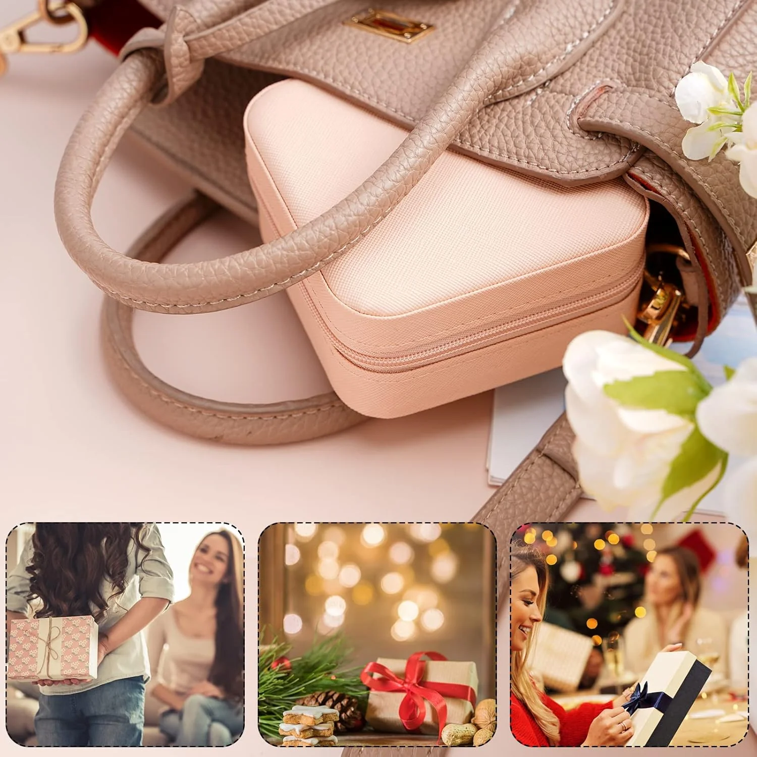 3610 Portable Travel Mini Jewelry Box - Image 6