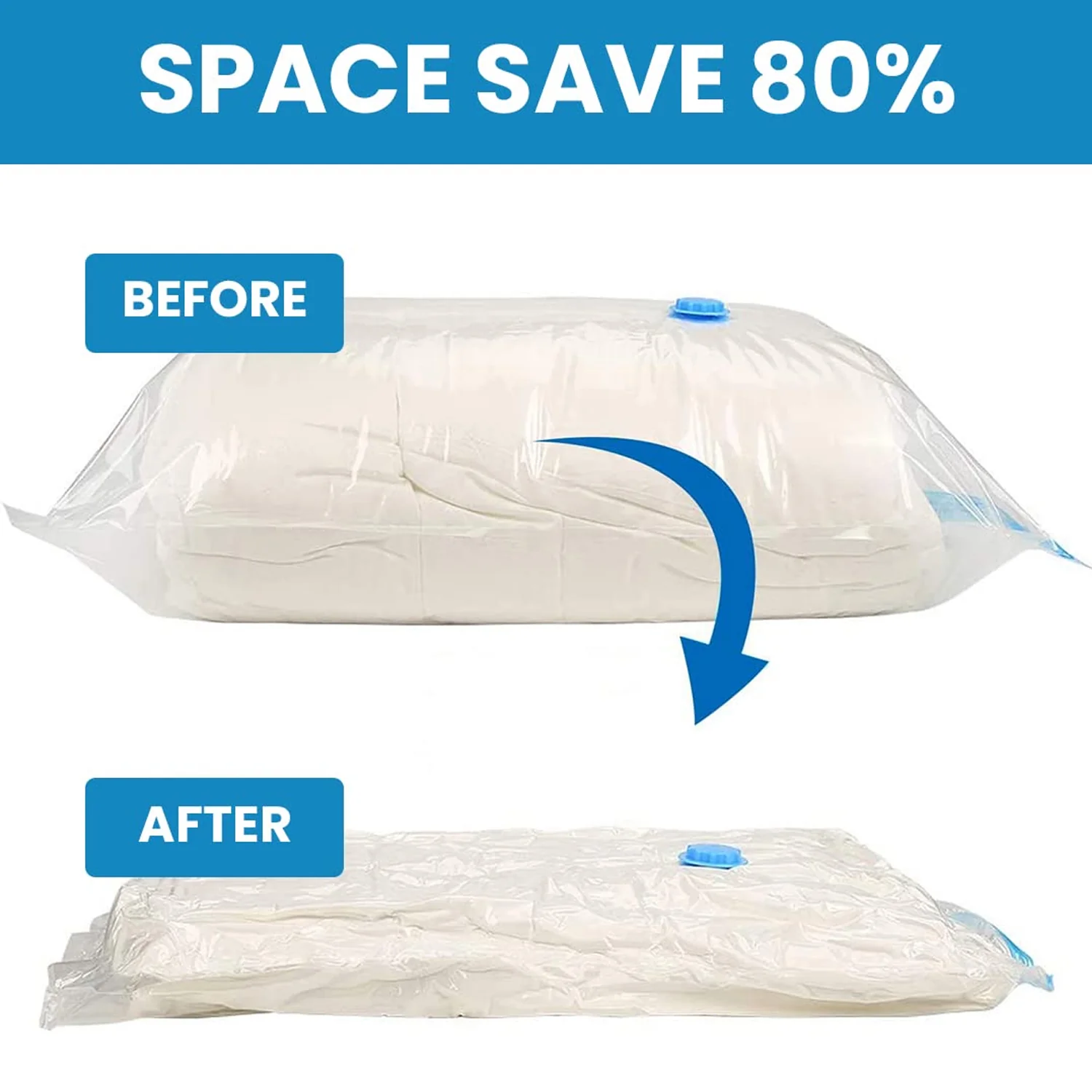 3634 Vacum Storage Bags with Hand Pump (Pack of 5) - Image 3