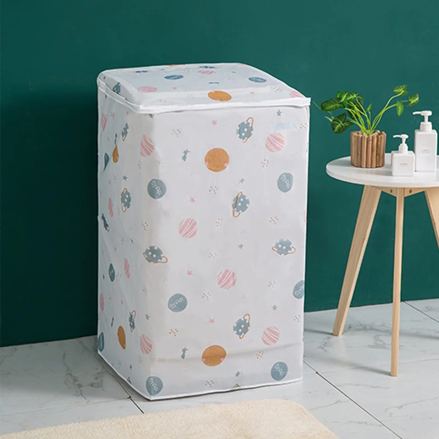 3742 Waterproof Top Load Washing Machine Cover Free Size - Image 6