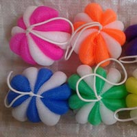 3743 Lotus Bath Loofah Shower Puff Sponge Shower Loofahs Pouf Ball (pack 0f 1) - Image 2