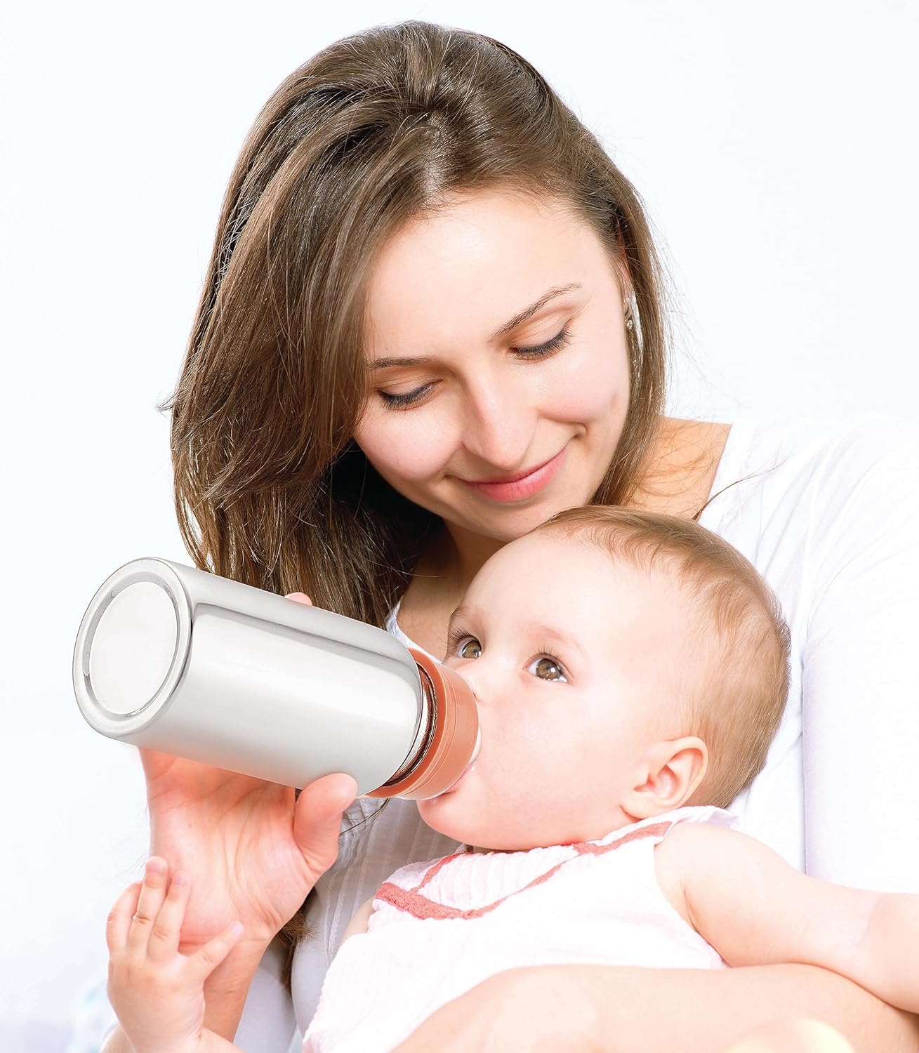3782 BabyCare Stainless Steel Infant Baby Feeding Bottle | Milk Bottle for New Born Baby - Capacity 250ml - Joint Less 304 Grade - Image 4