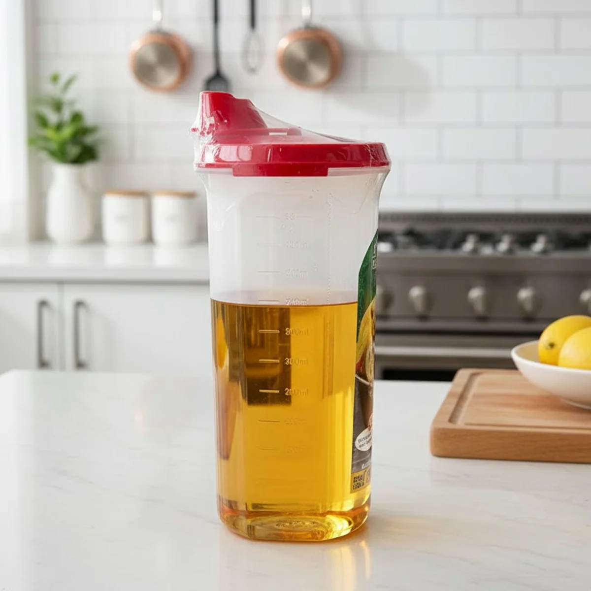 3816 Varmora Oil Can, FDA Approved BPA-Free,Unique Spout Design , Hygienic 100% Food-Grade Material 650ml - Image 3