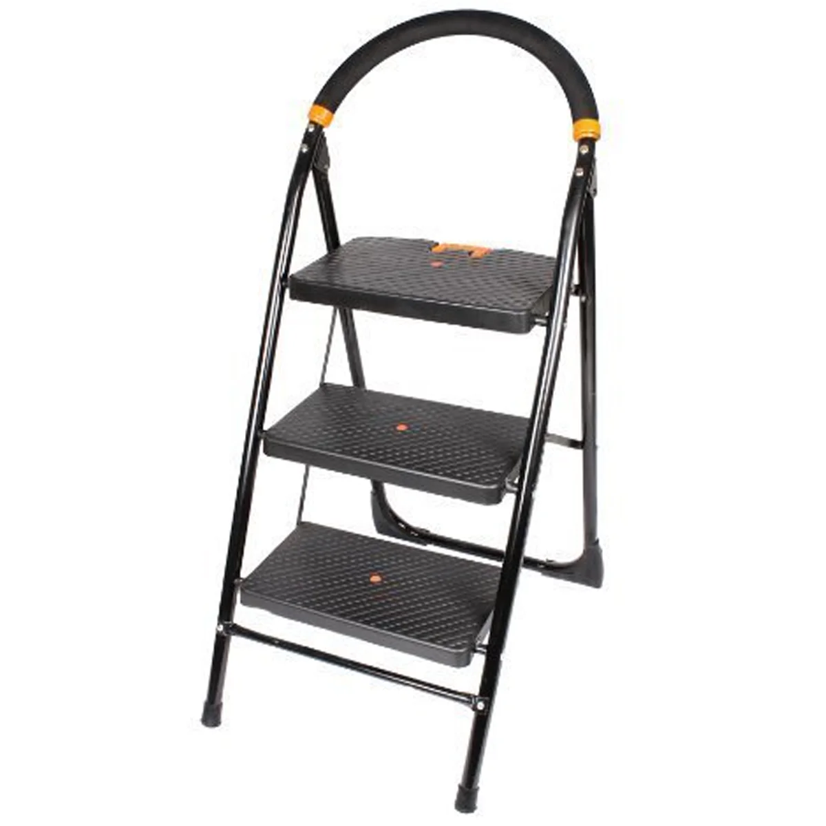 3903 - 3 Step Ladder for Home use | Heavy Duty Alloy Steel Foldable Step Ladder - Image 2