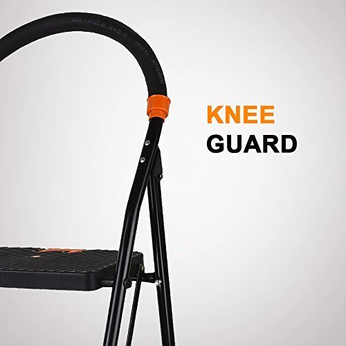 3903 - 3 Step Ladder for Home use | Heavy Duty Alloy Steel Foldable Step Ladder - Image 4