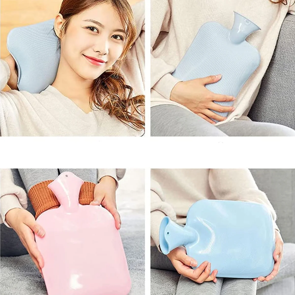 0394 (Medium) Rubber Hot Water Heating Pad Bag for Pain Relief - Image 7