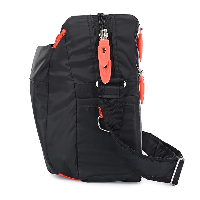3965 Men's and Women's Polyester Sling Crossbody Bag 8X3X7Inches - Image 2