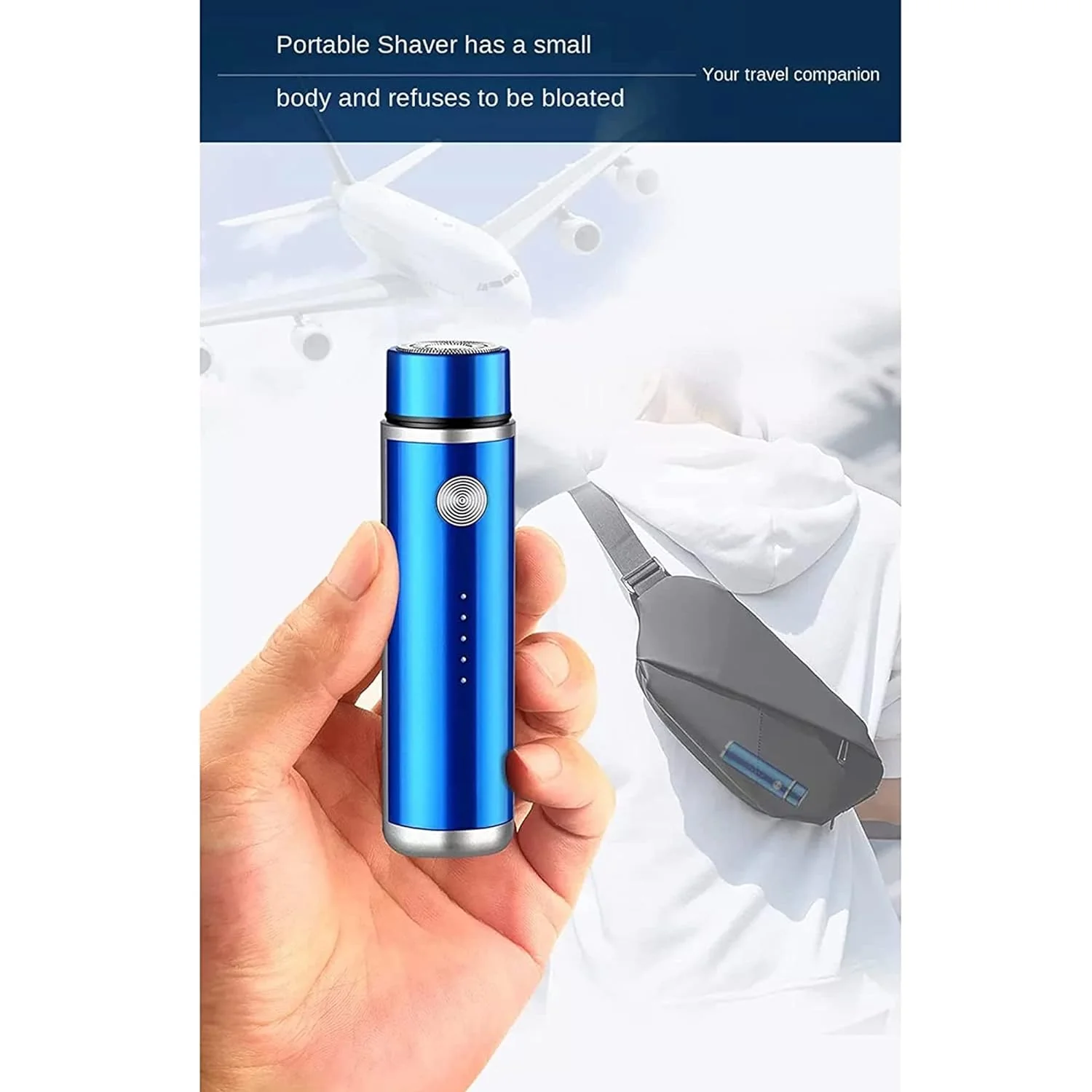 3967 Mini Electric Shaver Pocket Size Waterproof Razor Washable Portable Shaving Beard Trimmer Rechargeable Men and Women Shaver - Image 4