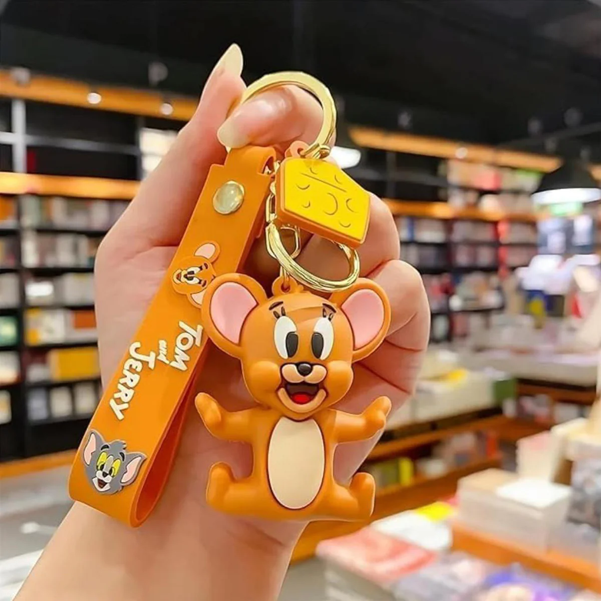 AM5645 3D Cartoon Characters Silicone Keychain- Multidesign