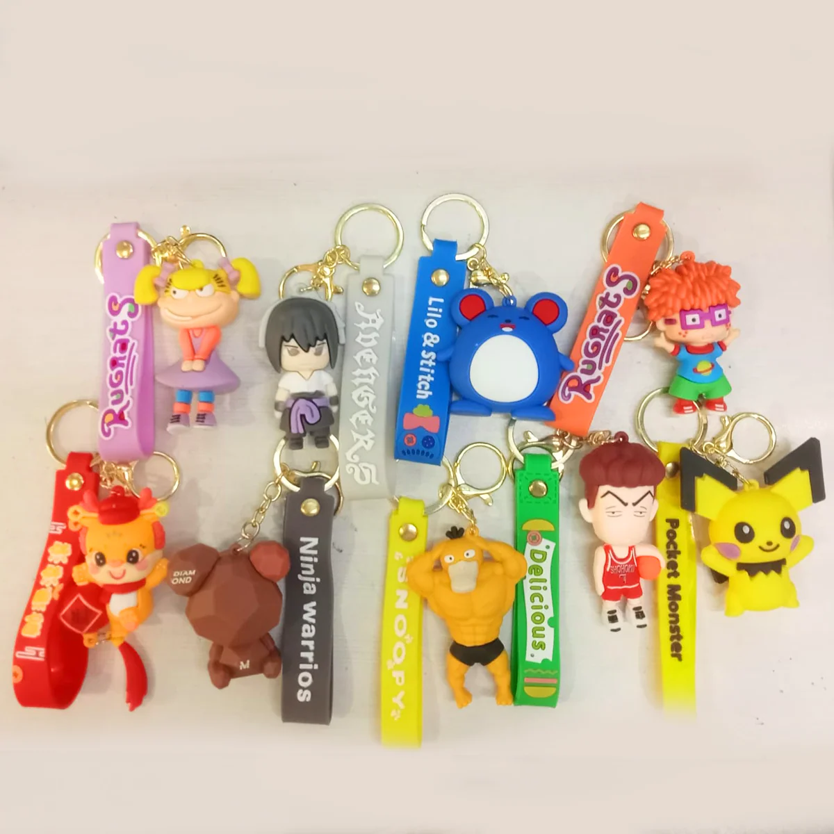 AM5645 3D Cartoon Characters Silicone Keychain- Multidesign - Image 12