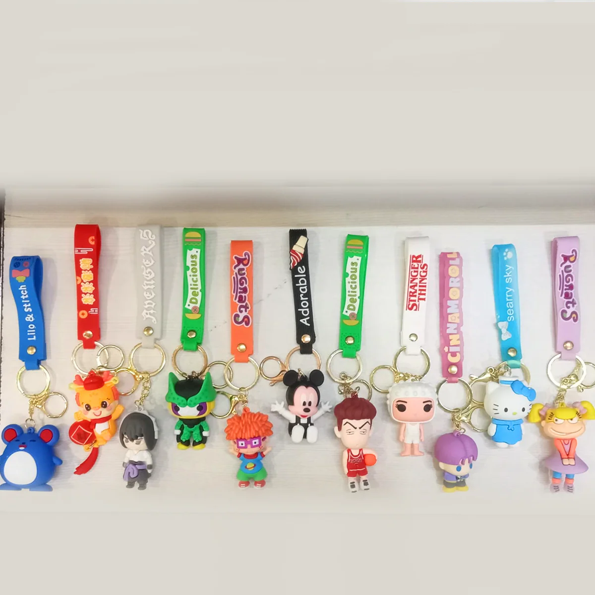 AM5645 3D Cartoon Characters Silicone Keychain- Multidesign - Image 13