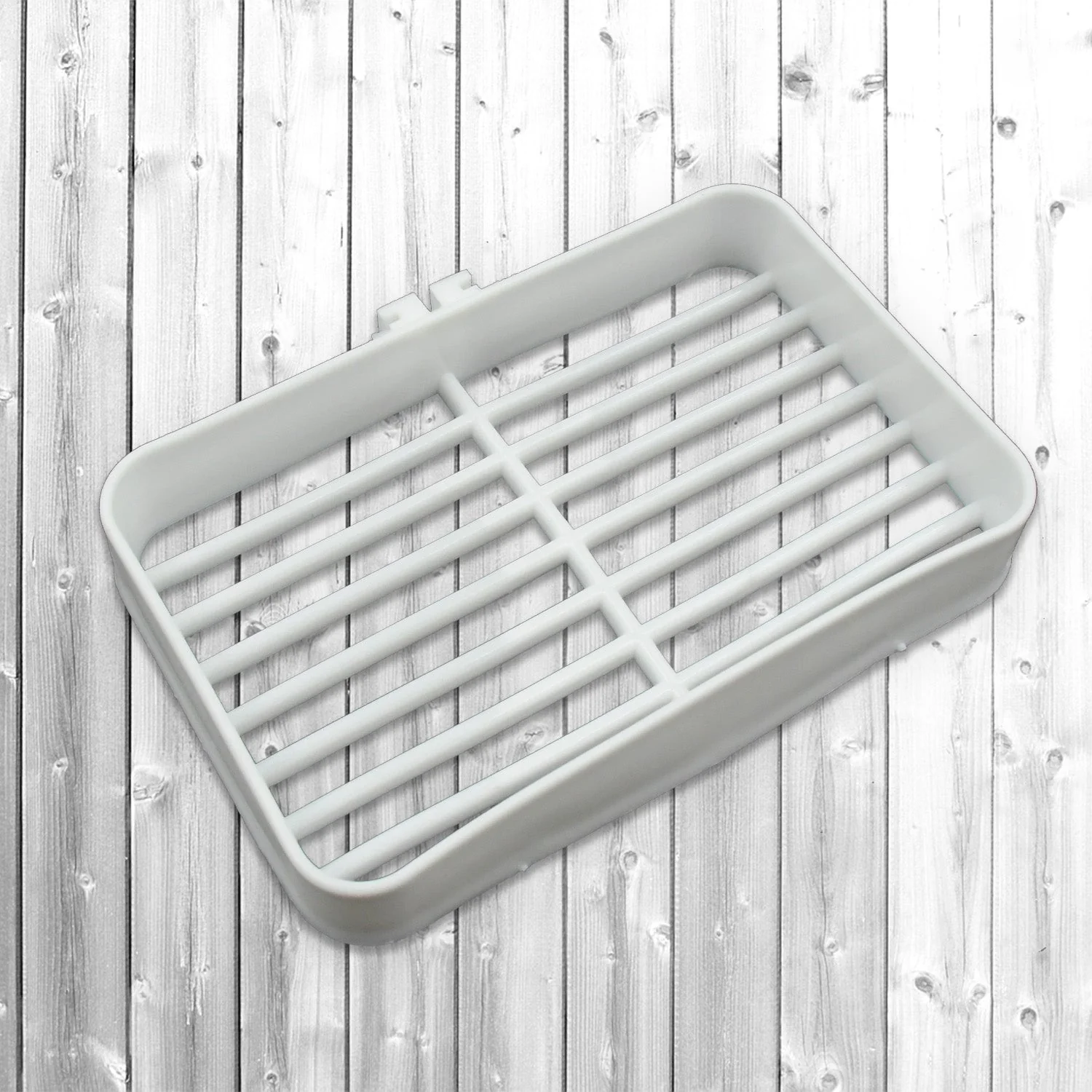 4194 Soap Dish Holder for Bathroom Shower Wall Mounted Self Adhesive Soap Holder Saver Tray-Plastic Sponge Holder for Kitchen Storage Rack Soap Box (Plastic Box) - Image 6