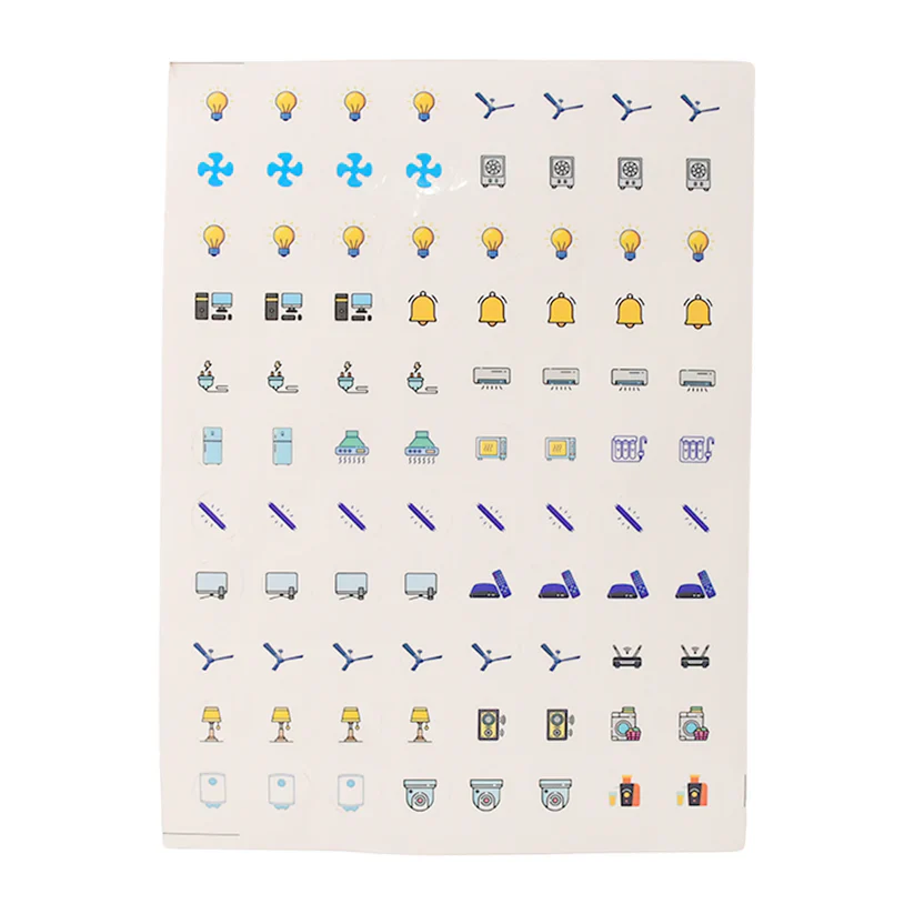 4320 Smart Switch Icon Sticker Sheet (1 Sheet, 88 Icons) - Image 4