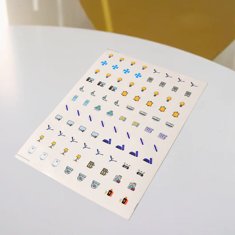 4320 Smart Switch Icon Sticker Sheet (1 Sheet, 88 Icons) - Image 5