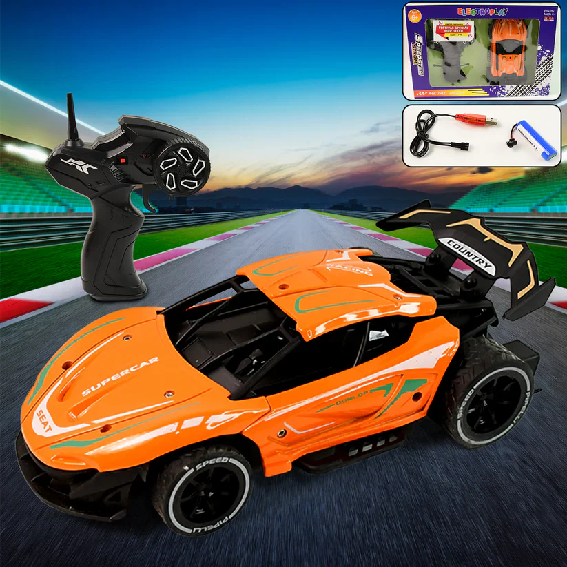 4377 Electroplay Metal Body High-Speed RC Supercar with Remote Control Racing Car - Image 3