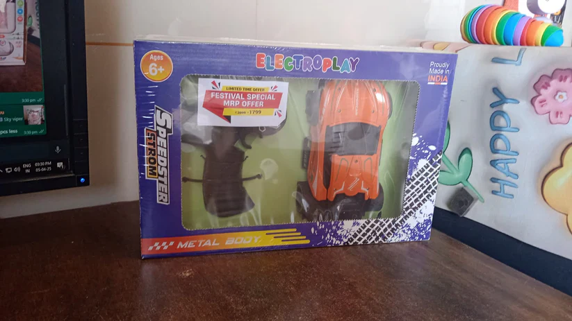 4377 Electroplay Metal Body High-Speed RC Supercar with Remote Control Racing Car - Image 7