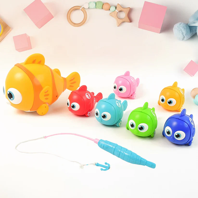 4378 Electroplay 7-in-1 Magnetic Fishing Toy Set for Kids