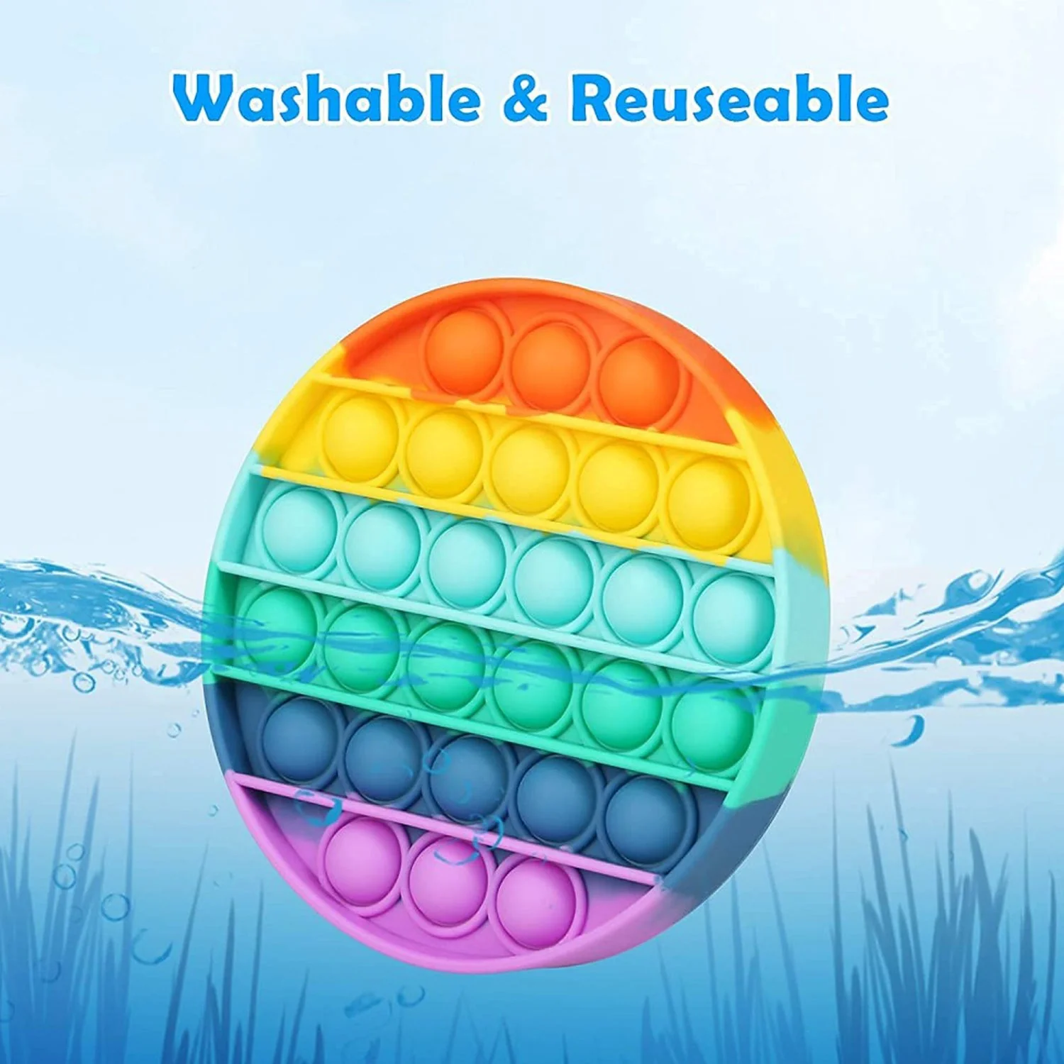 4479 Round Pop it Toy For Stress Reliever Toy 1 pc - Image 7