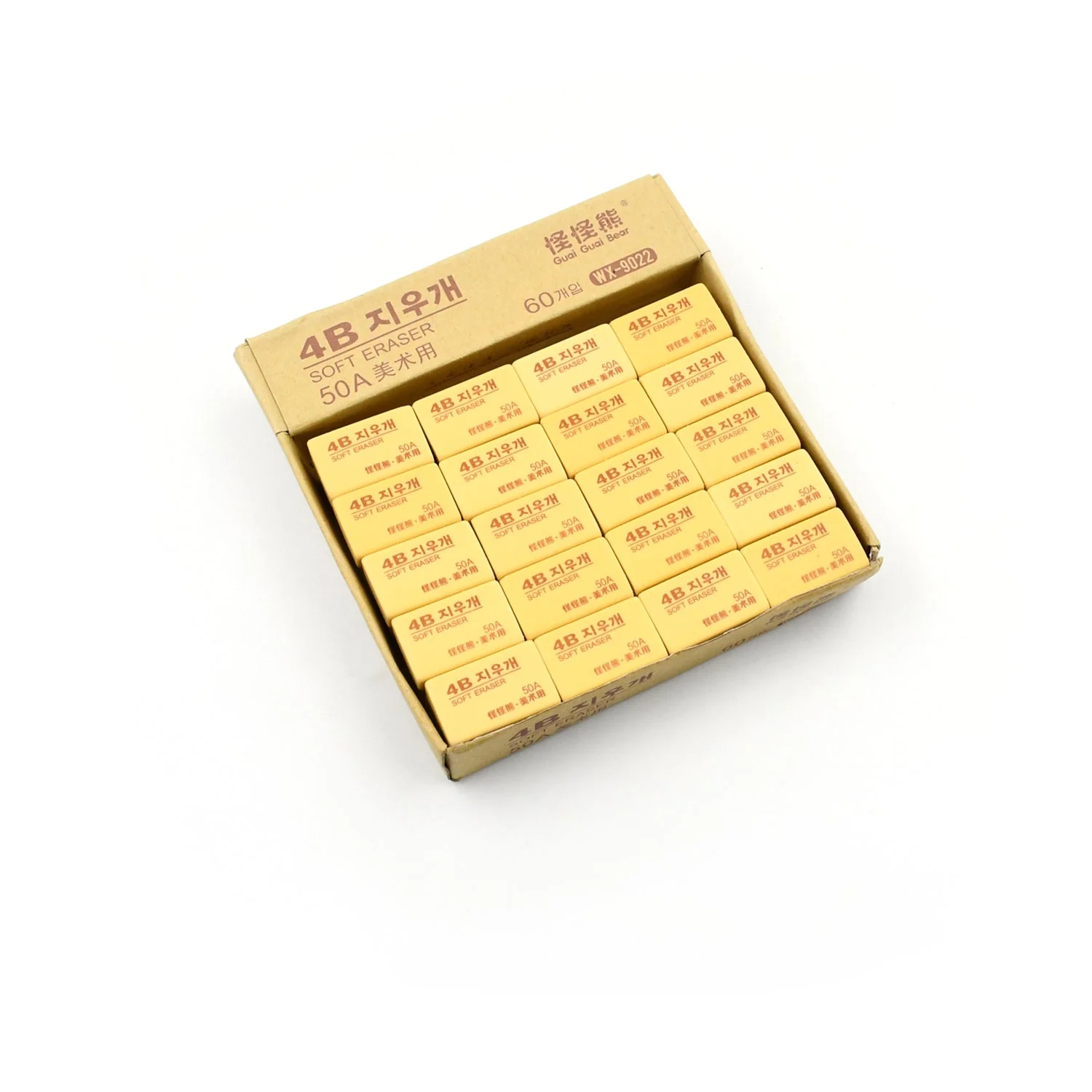 4504 Pencil Eraser Professional 4B Drawing Eraser Art Soft Eraser for School Office (60 Pc Pack) - Image 4