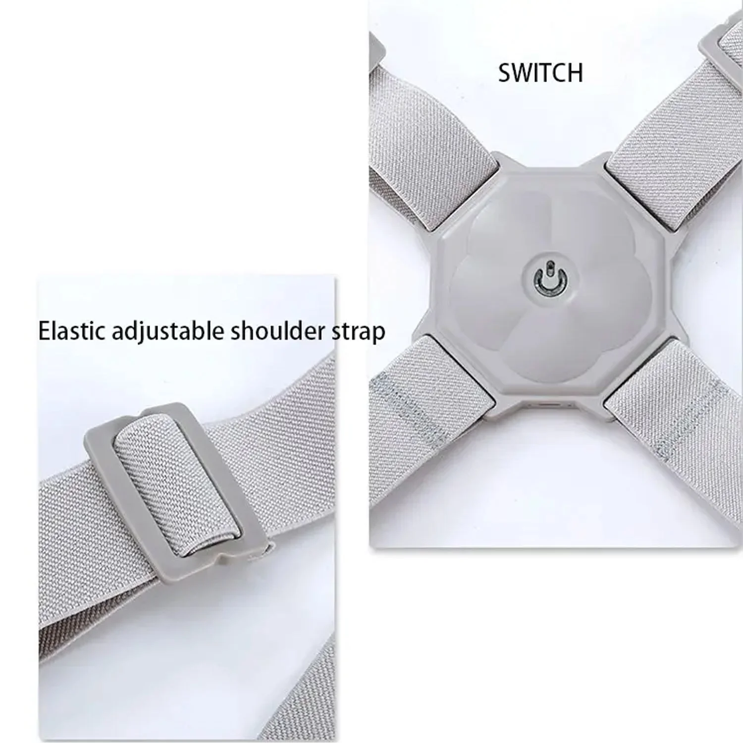 6875 Smart Back Posture Corrector, Shoulder and Back Posture Band Posture Reminder with Smart Vibration Sensor Reminder for Kids Men and Women - Image 3