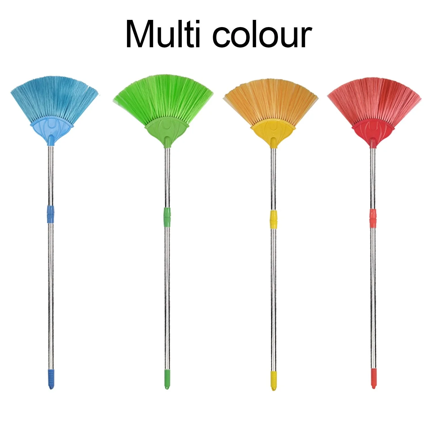 4699 Broom with Long Stainless Steel Rod and Extendable Cobweb Cleaner Stick - Image 3