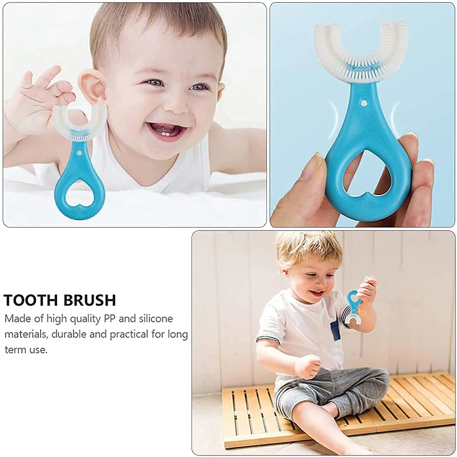 4774 Kids U S Tooth Brush used in all kinds of household bathroom places for washing teeth of kids, toddlers and children’s easily and comfortably. - Image 3
