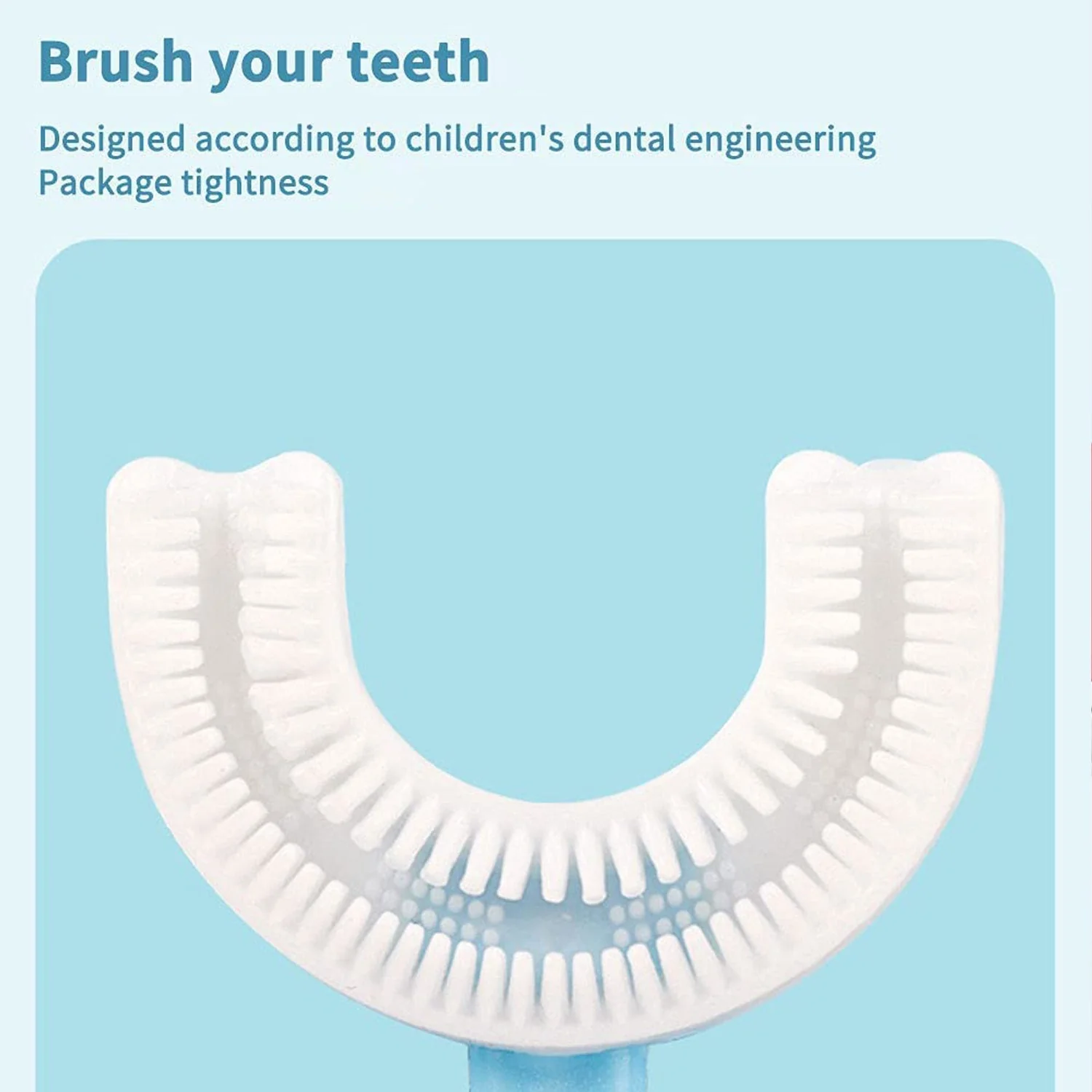 4774 Kids U S Tooth Brush used in all kinds of household bathroom places for washing teeth of kids, toddlers and children’s easily and comfortably. - Image 9