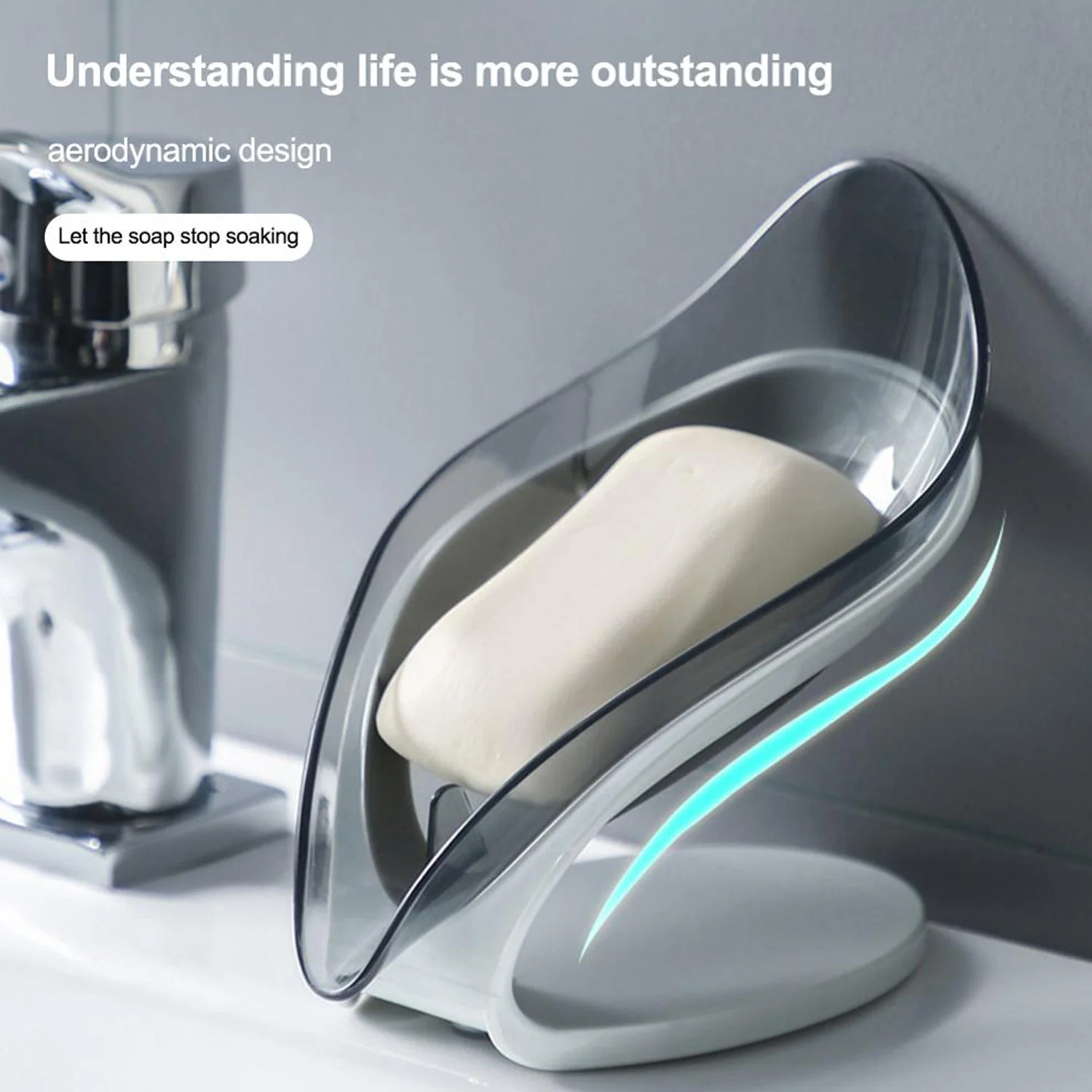 4794 New Leaf Soap Box used in all kinds of household and bathroom places as a soap stand and case. - Image 7