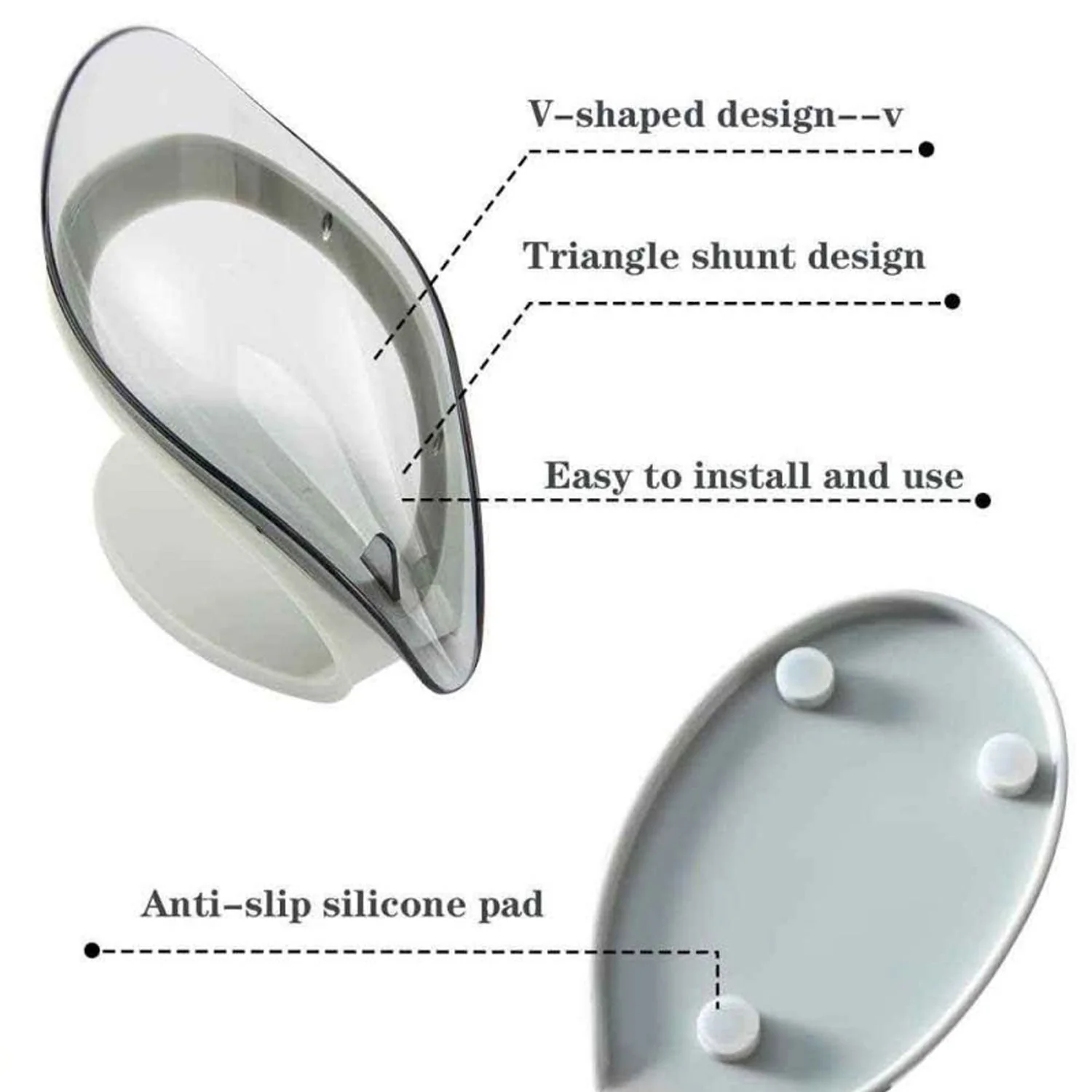 4794 New Leaf Soap Box used in all kinds of household and bathroom places as a soap stand and case. - Image 9
