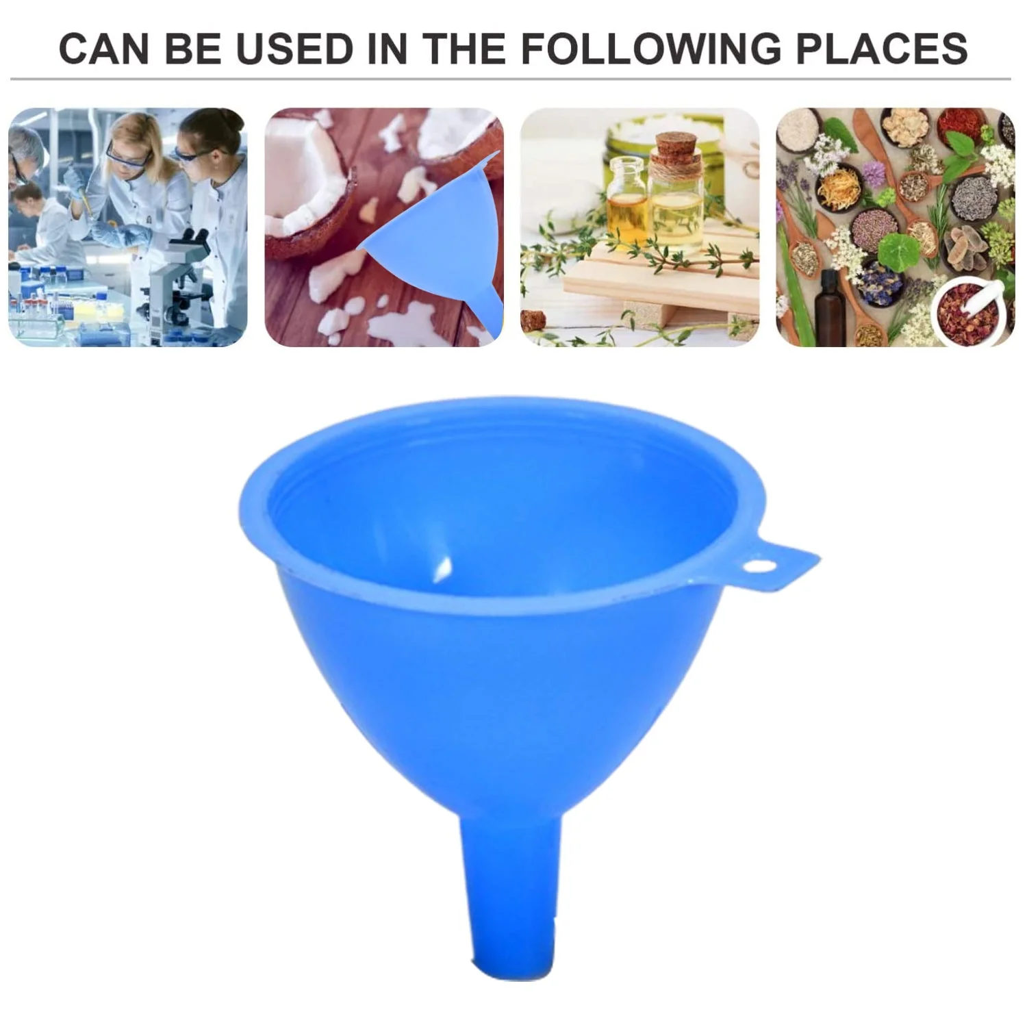 4890 Round Plastic Small Funnel for Kitchen - Image 3