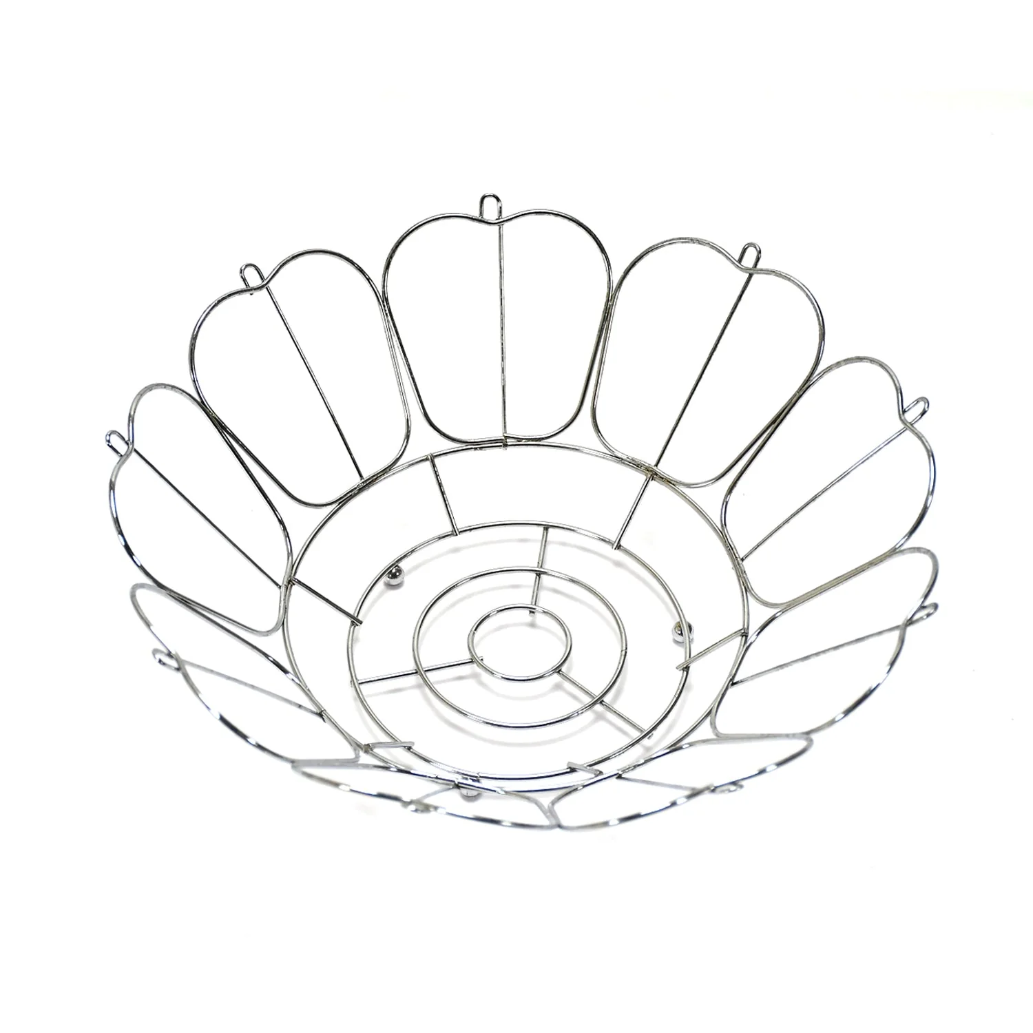 5144 Stainless Steel Folding Fruit and Vegetable Basket for Kitchen/Dining Table/Home - Image 2