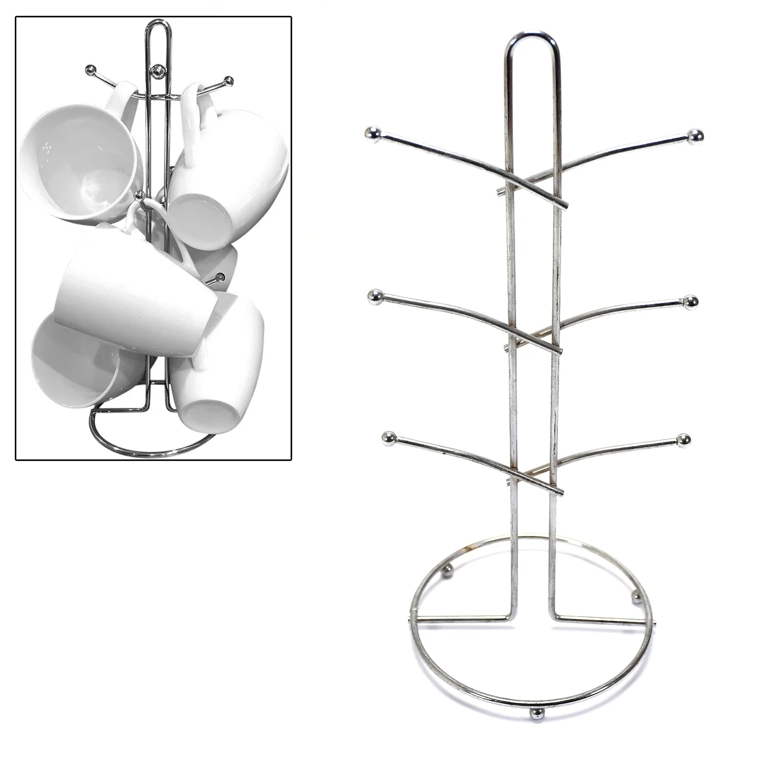 5151 Heavy Stainless Steel Tea Cup Stand Cup 38cm - Image 6