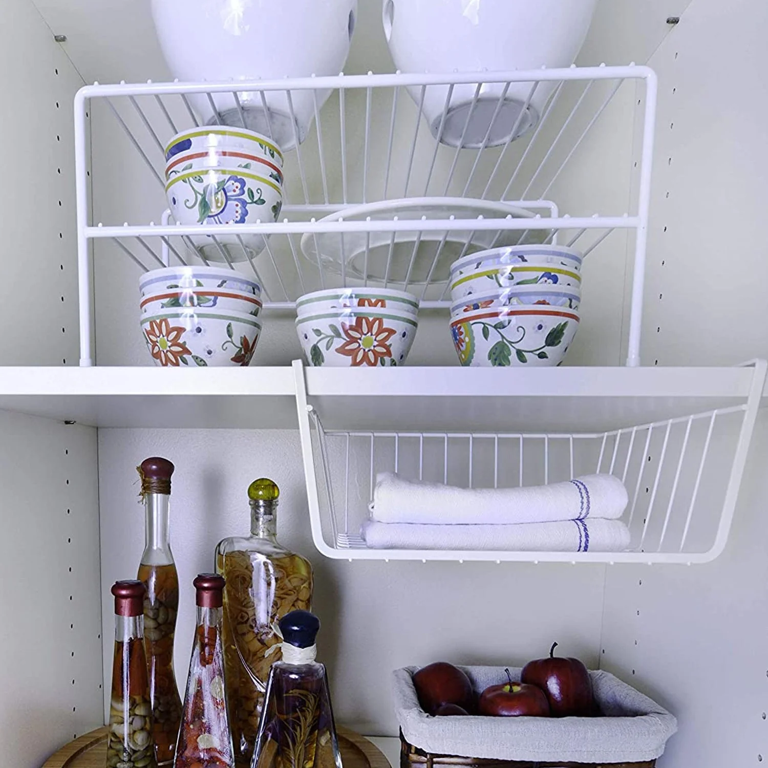 5194 Storage Basket Organizer For Refrigerator , bathroom, & Cabinet, Use basket - Image 6