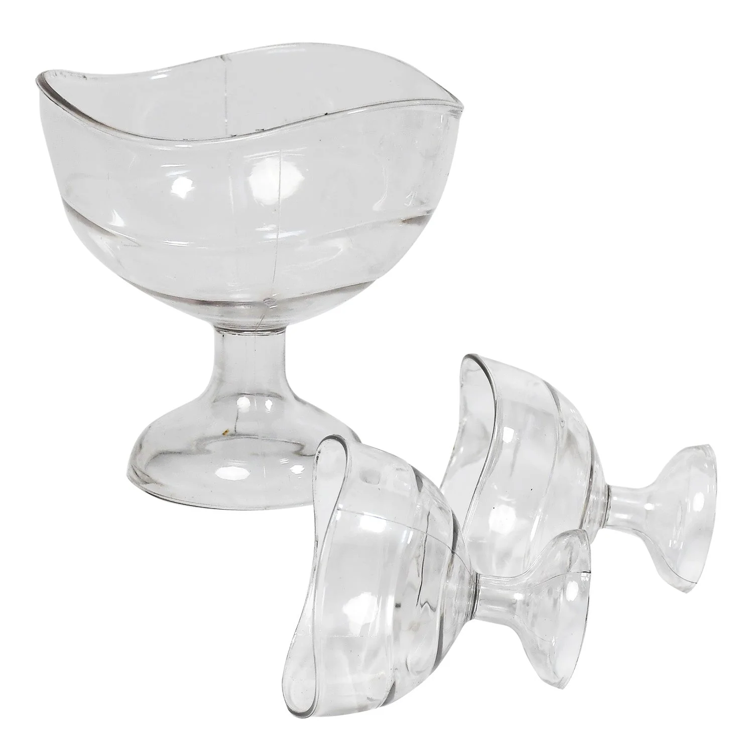 5297 Royal Style Dessert & ICE Cream Cup Bowl Plastic 6pcs For Home , Office & Party Use - Image 6