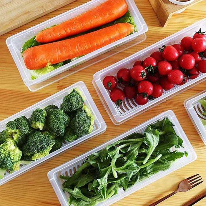 5792 Vegetables & Fruits Freezer Storage Container (PACK OF 6PC 1500ML) - Image 4