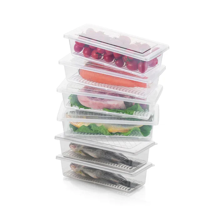 5792 Vegetables & Fruits Freezer Storage Container (PACK OF 6PC 1500ML) - Image 7