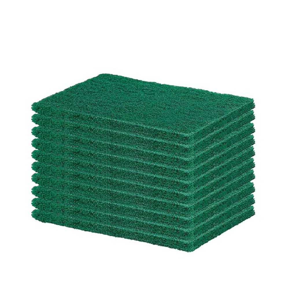 3410 Durable Heavy Duty Scour Pad General Purpose Scrub Sponge Scouring Pad Non-Scratch Pot Scrubber Pads Cleaning Sponge(PACK OF 10) - Image 3