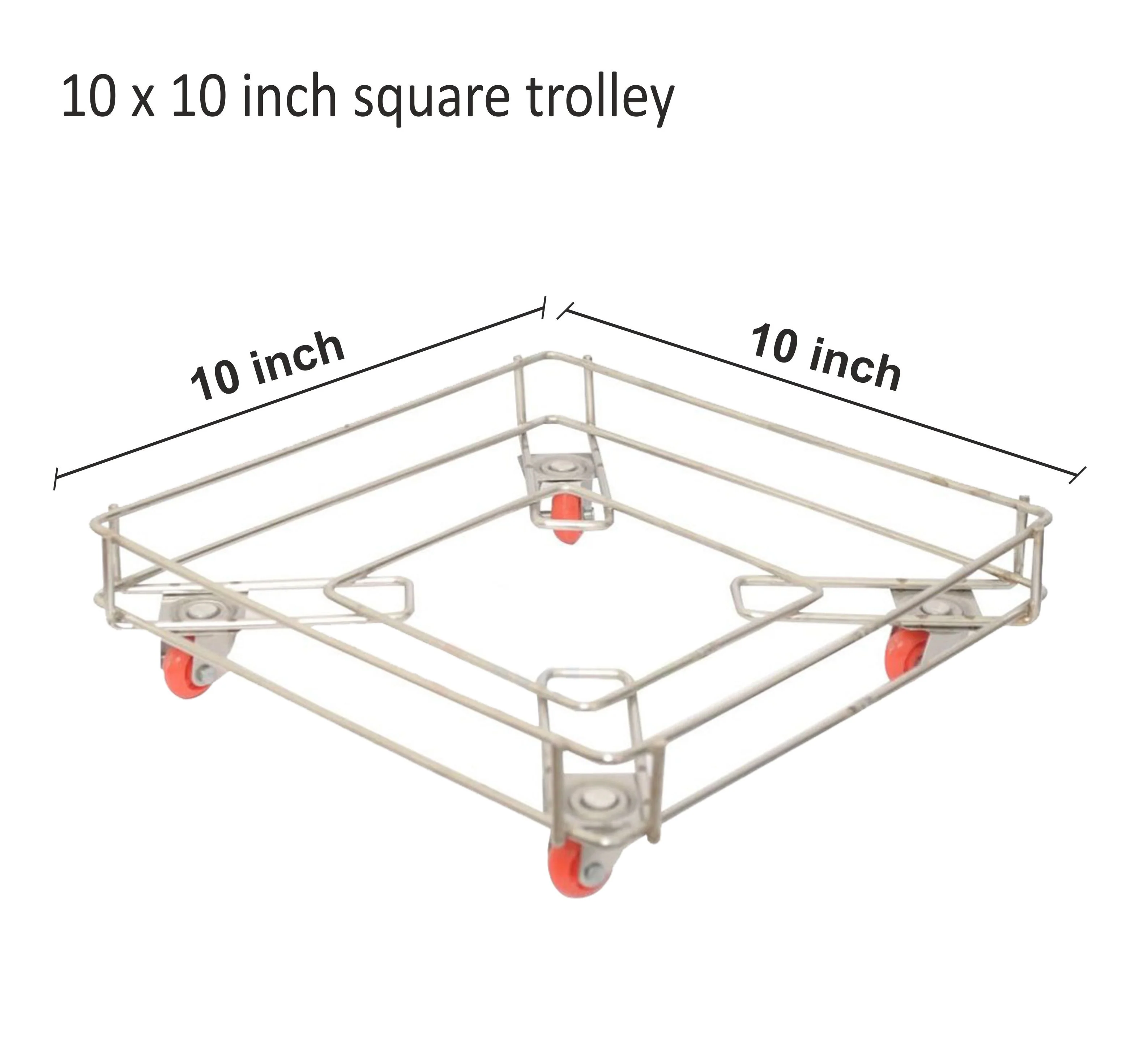 3021 High Grade Stainless Steel Oil Container Multi Purpose Trolley - Image 3