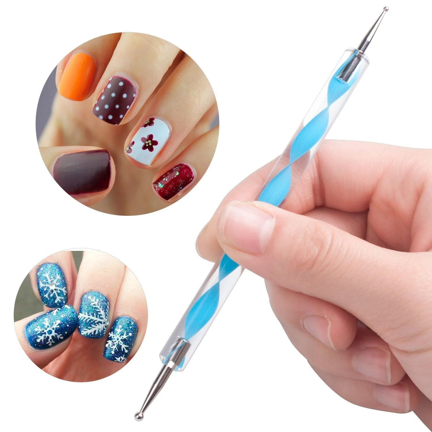 6020 Nail Art Point Pen and Set Used by Womens and Ladies for Their Fashion Purposes. - Image 2