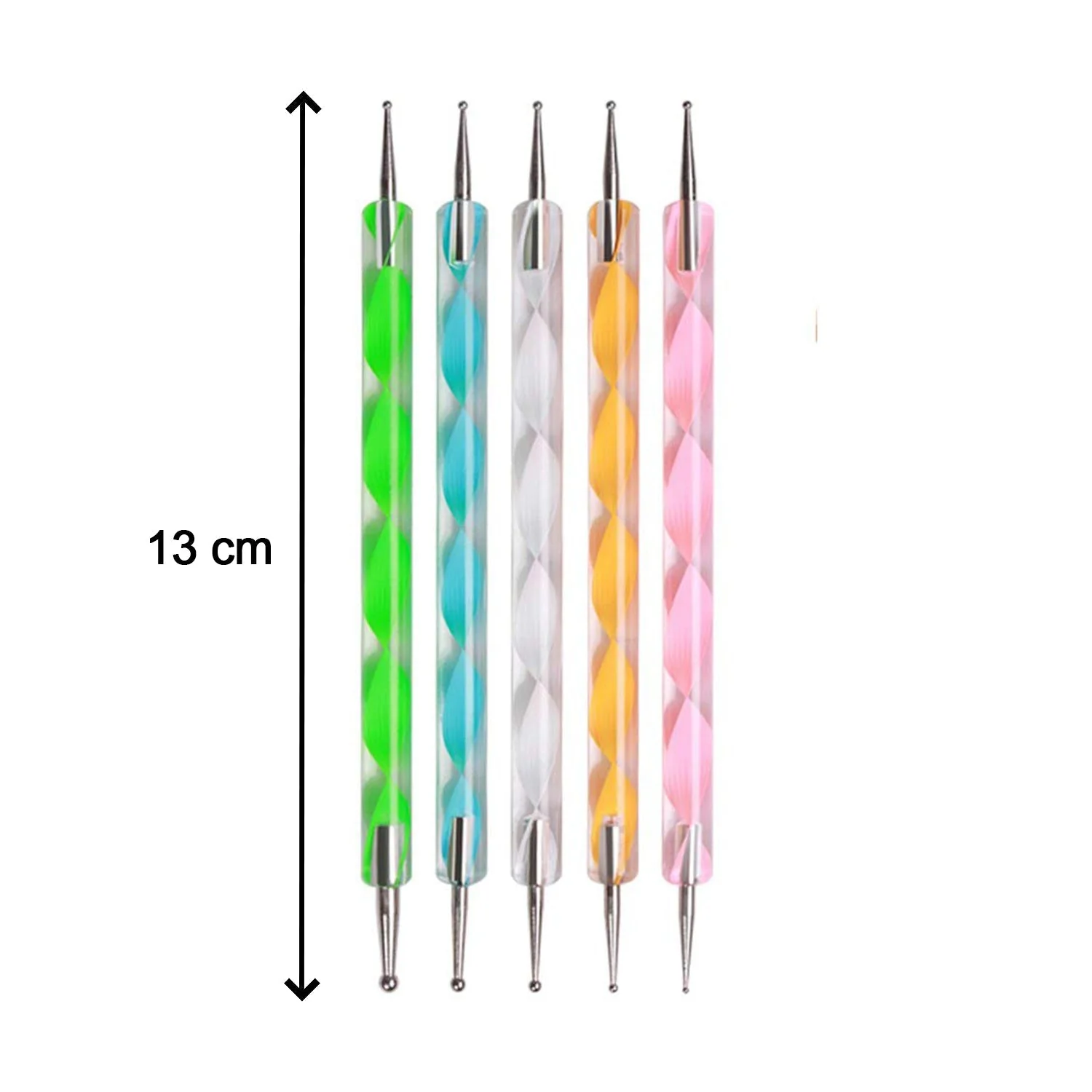 6020 Nail Art Point Pen and Set Used by Womens and Ladies for Their Fashion Purposes. - Image 4