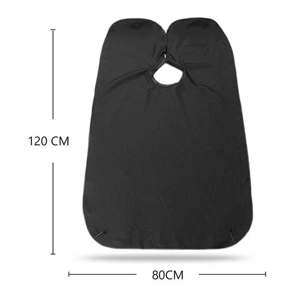6027 Black Beard Apron Hair Clippings Catcher Grooming Bib - Image 3