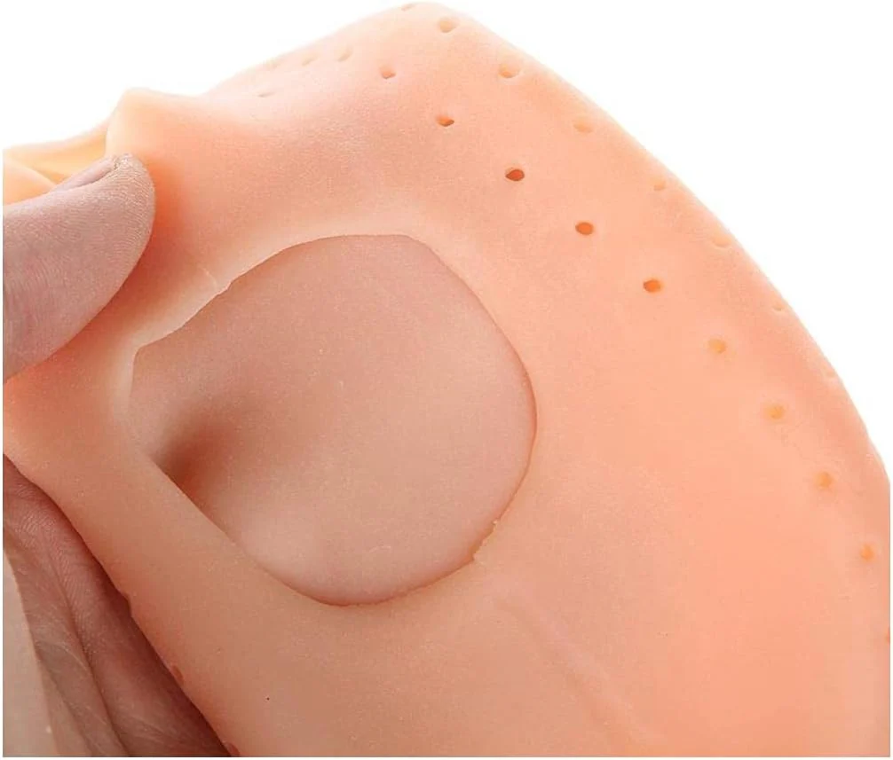6037 Anti Crack silicone Gel Foot Protector Moisturising Socks - Image 9
