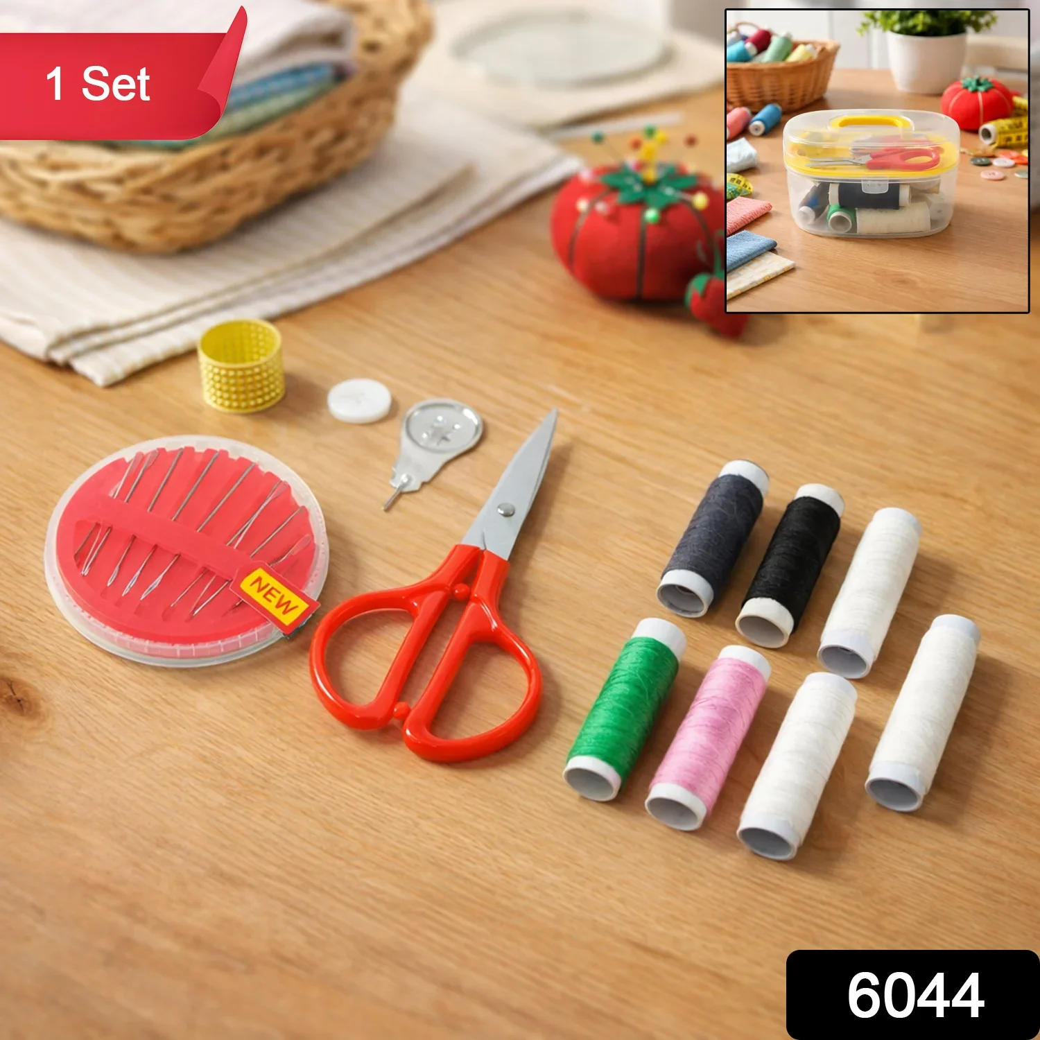 6044 Multipurpose Sewing Kit Set (1 Set) - Image 2