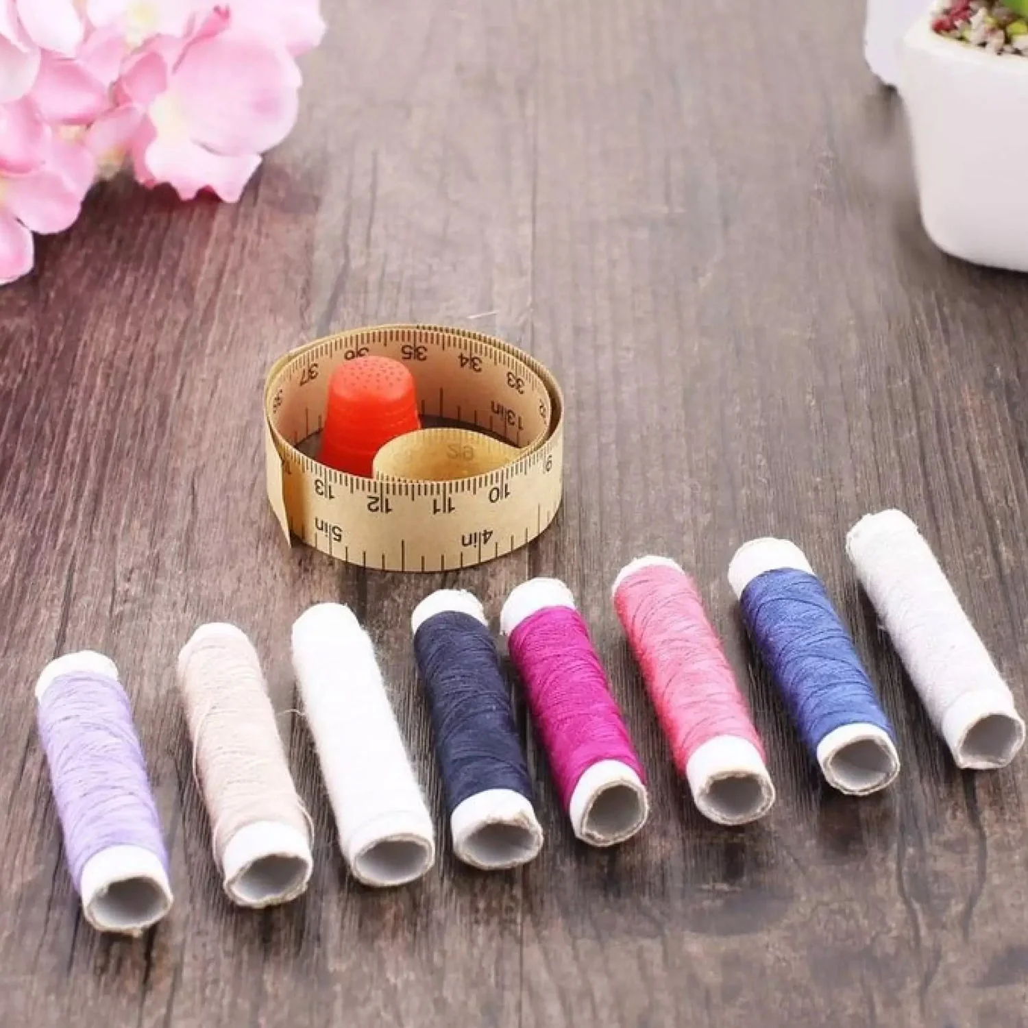 6050 24 Pc Sewing Box used in storing of thread roles and sewing stuff including all home purposes. - Image 3