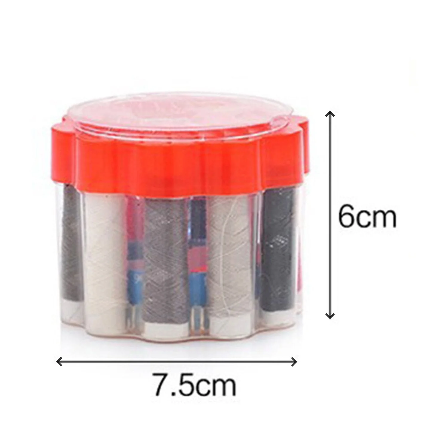 6050 24 Pc Sewing Box used in storing of thread roles and sewing stuff including all home purposes. - Image 4